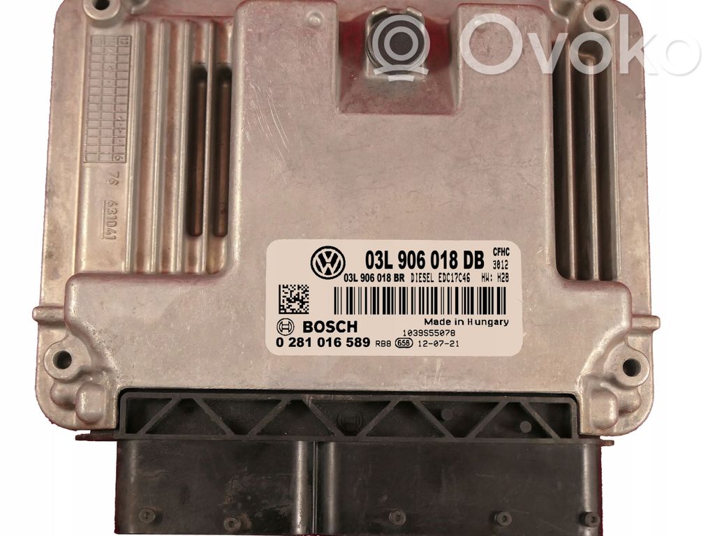 Skoda Yeti (5L) Engine control unit/module 