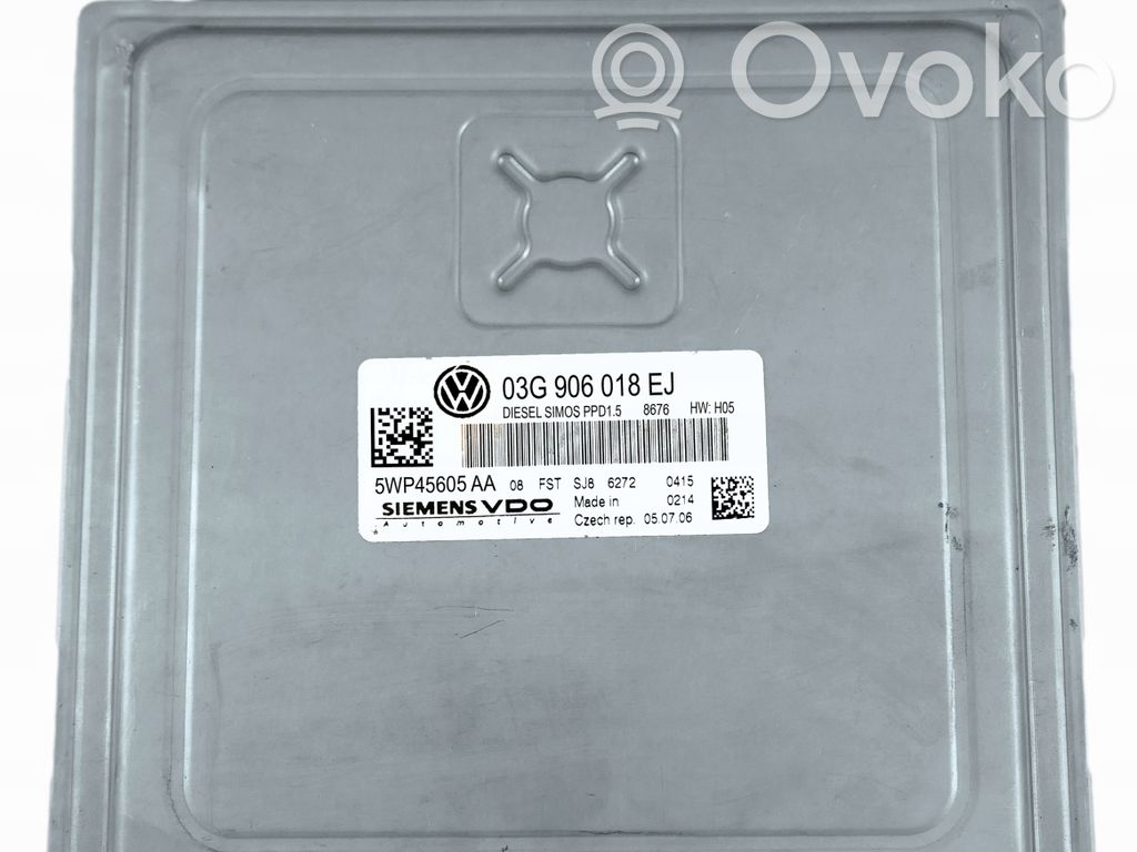 Volkswagen PASSAT B6 Engine control unit/module 