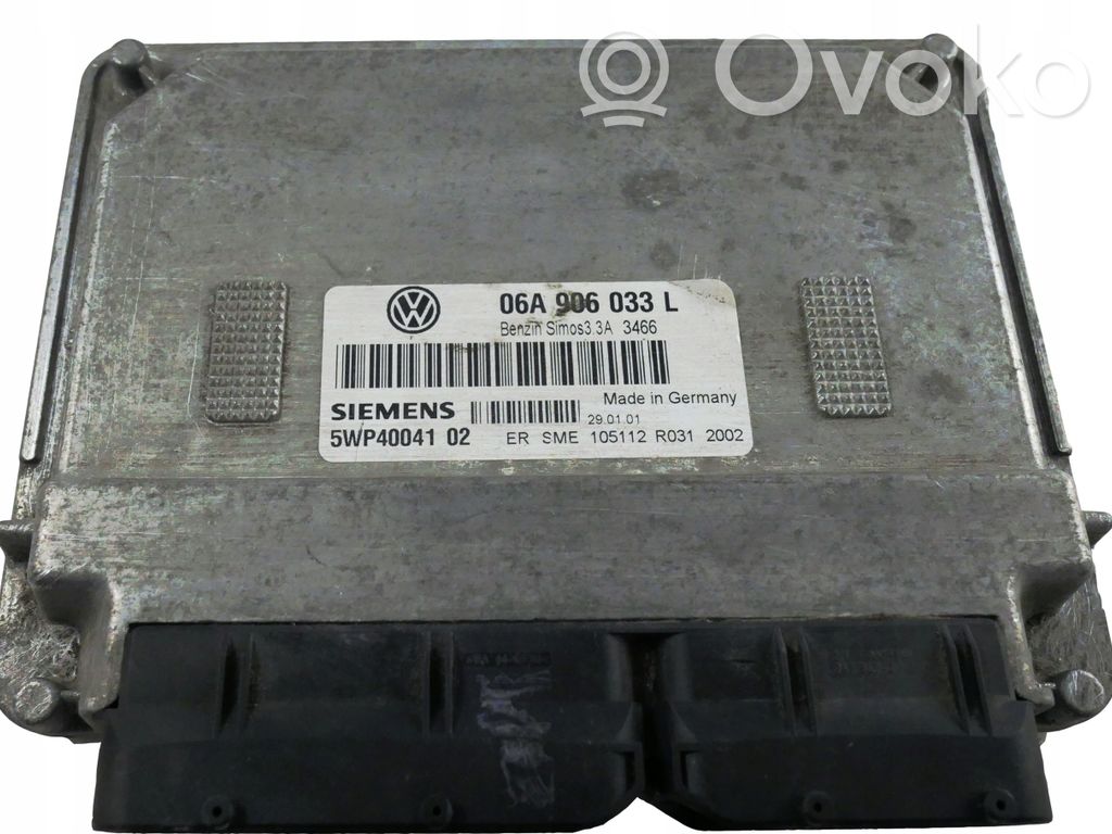 Engine control unit/module   06A906033L,5WP4004102