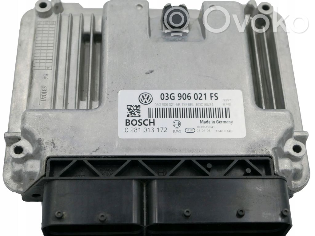 Engine control unit/module   03G906021FS,0281013172