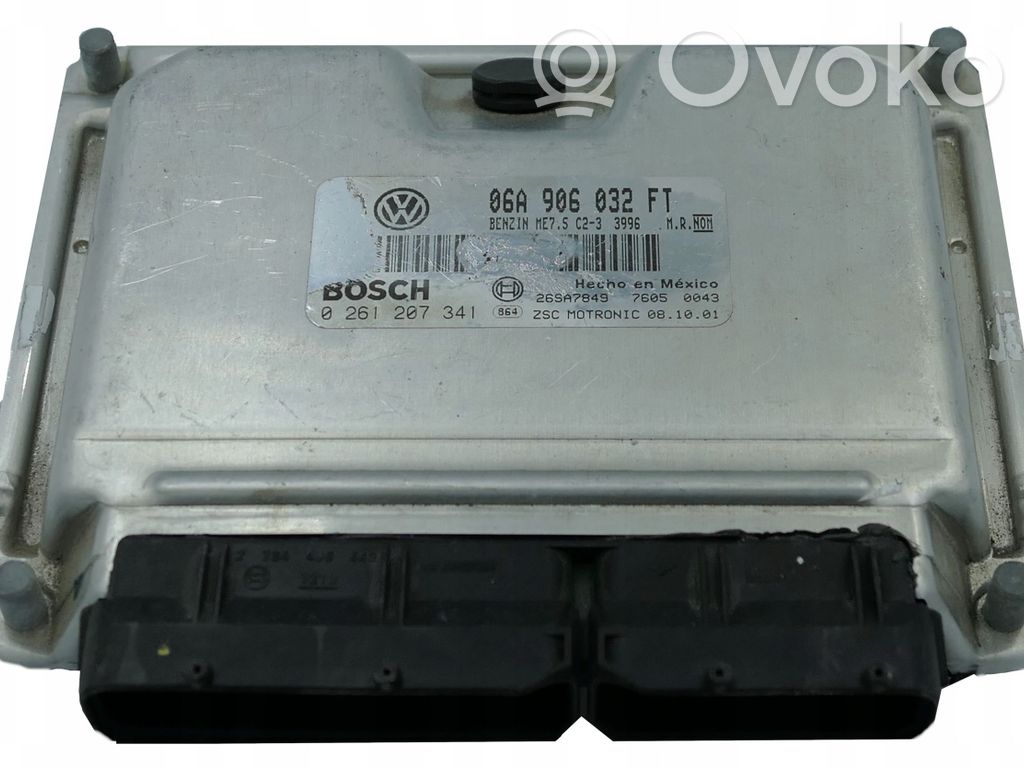 Engine control unit/module   06A906032FT,0261207341