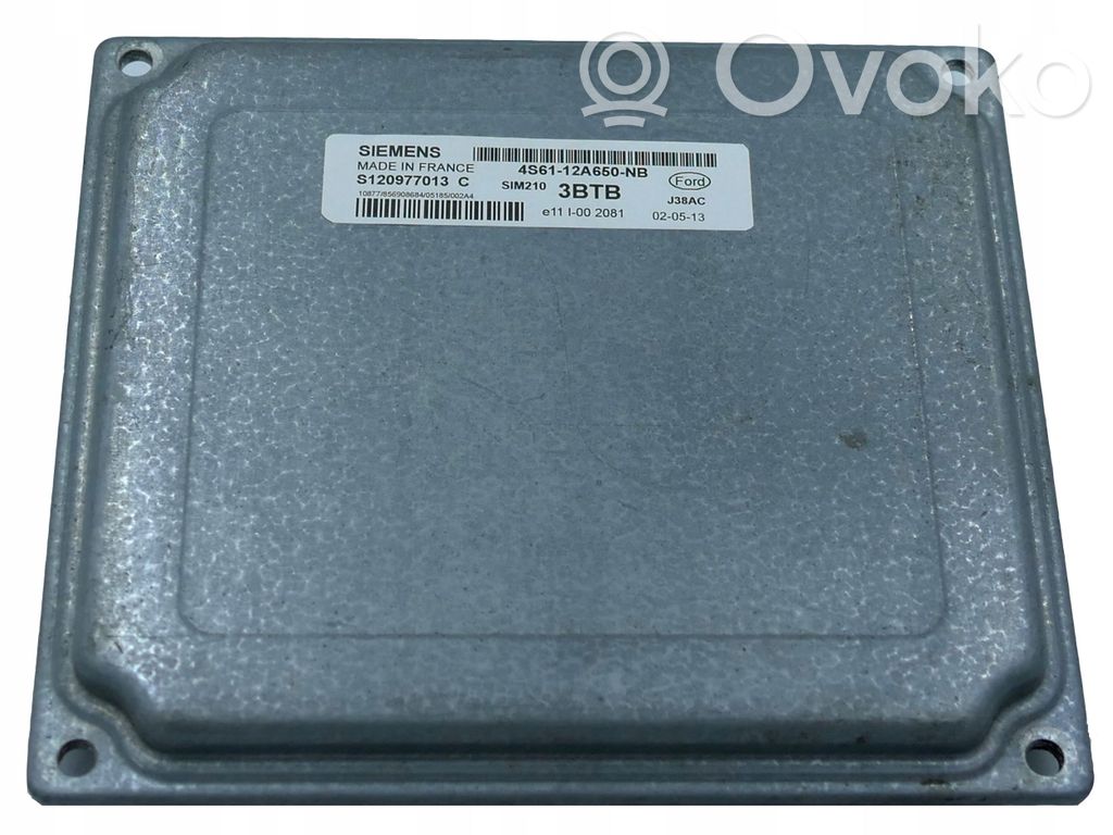 Unidad de control/módulo del motor   4S6112A650NB,3BTB,S120977013C