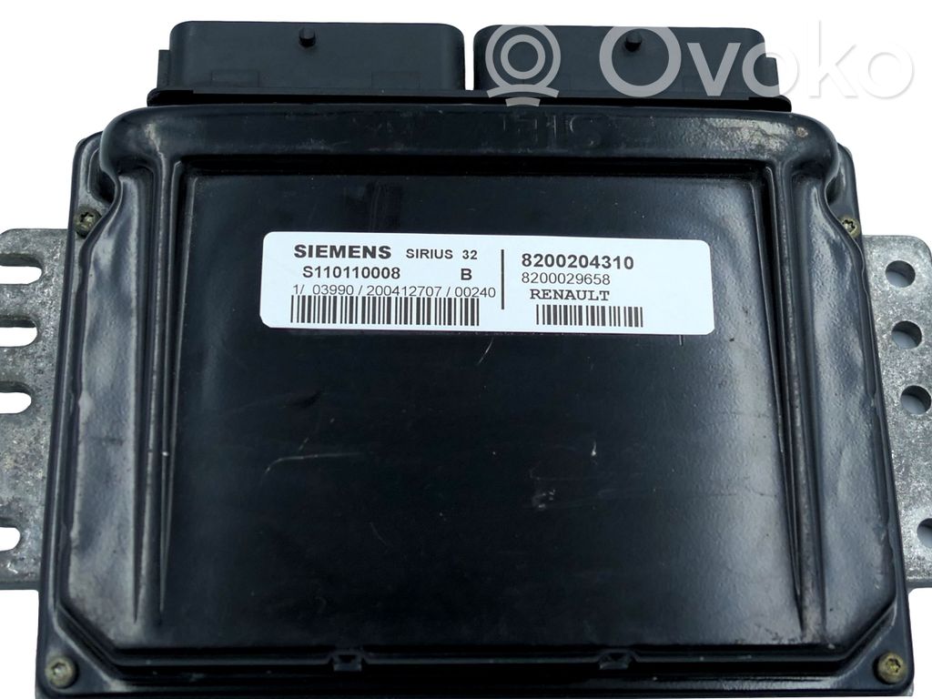 Engine control unit/module   8200204310,S110110008,S110110008B
