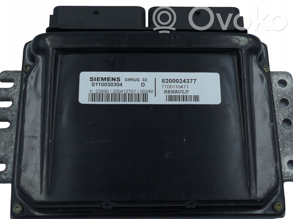 Engine control unit/module   8200024377,S110030304,S110030304D