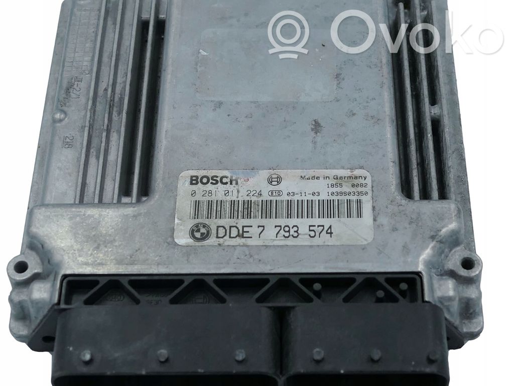 BMW 5 E60 E61 Engine control unit/module 