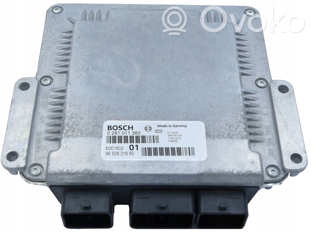 Peugeot 406 Engine control unit/module 