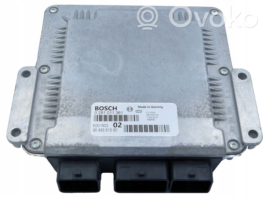 Peugeot 607 Engine control unit/module 