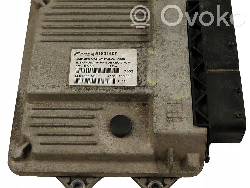 Fiat Idea Engine control unit/module 