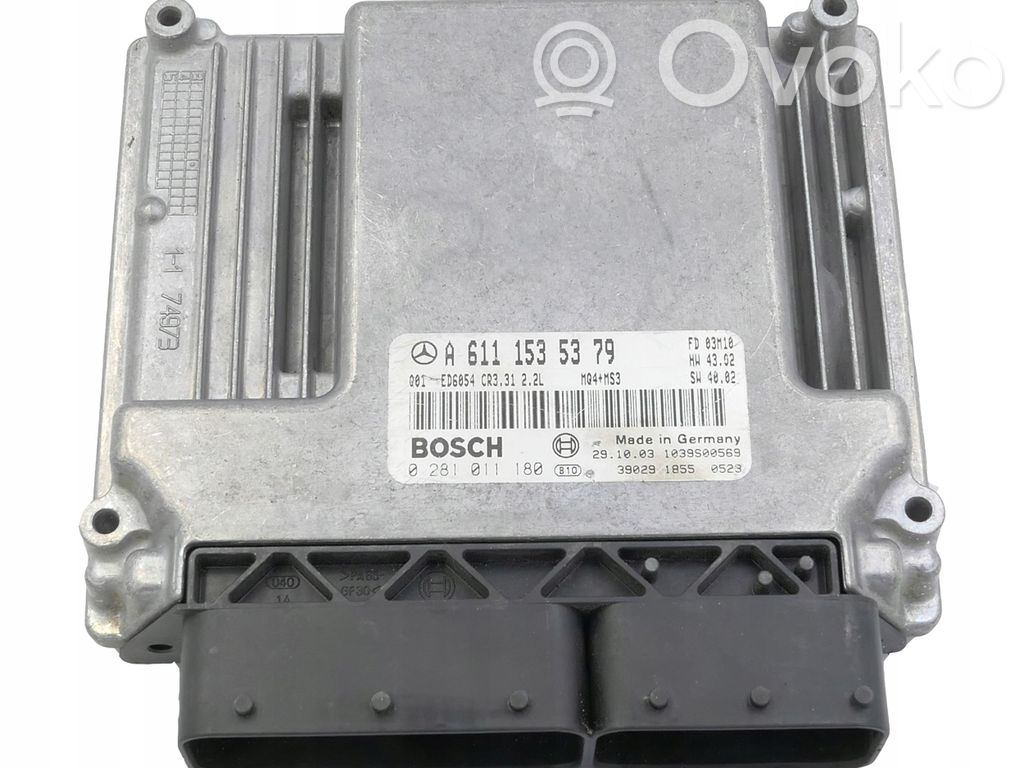 Mercedes-Benz Vito Viano W639 Sterownik / Moduł ECU 