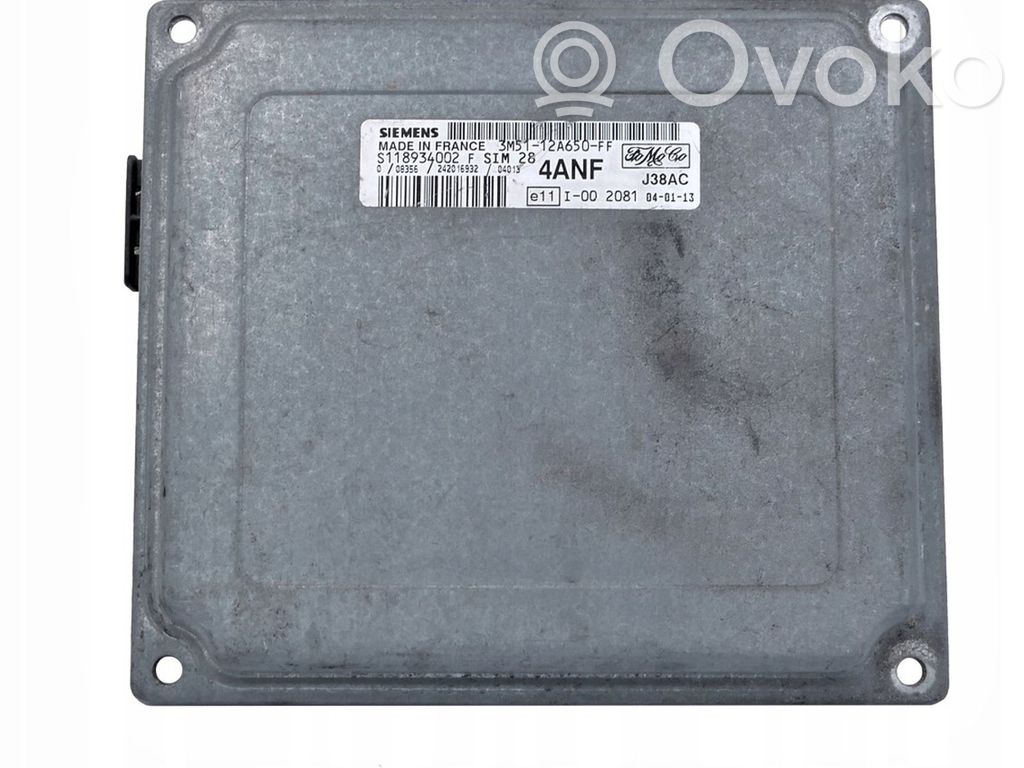 Ford Focus Engine control unit/module 