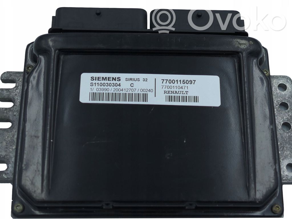 Renault Clio II Engine control unit/module 