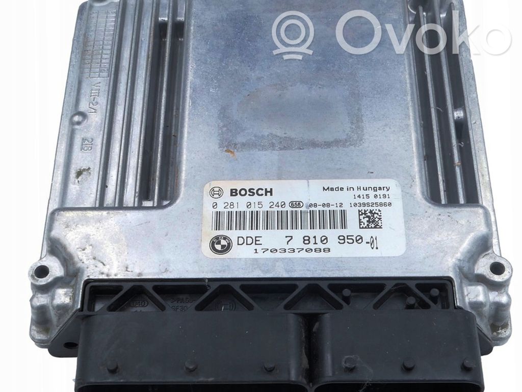 BMW 5 E60 E61 Engine control unit/module 