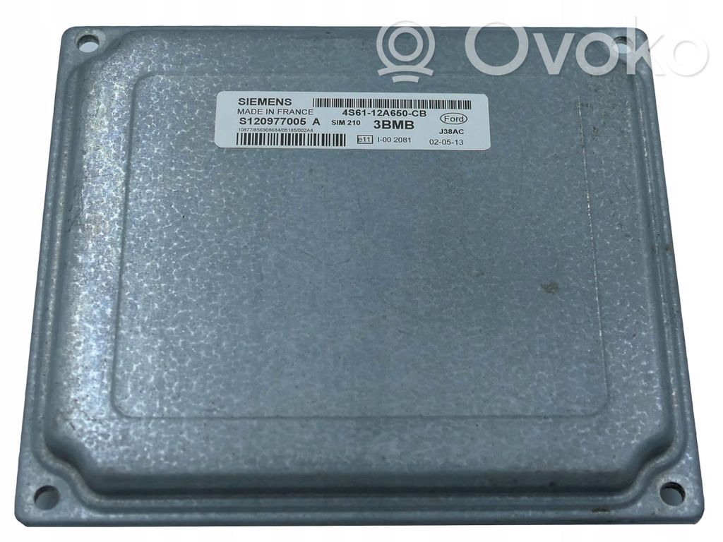 Engine control unit/module   S120977005A,4S6112A650CB,3BMB