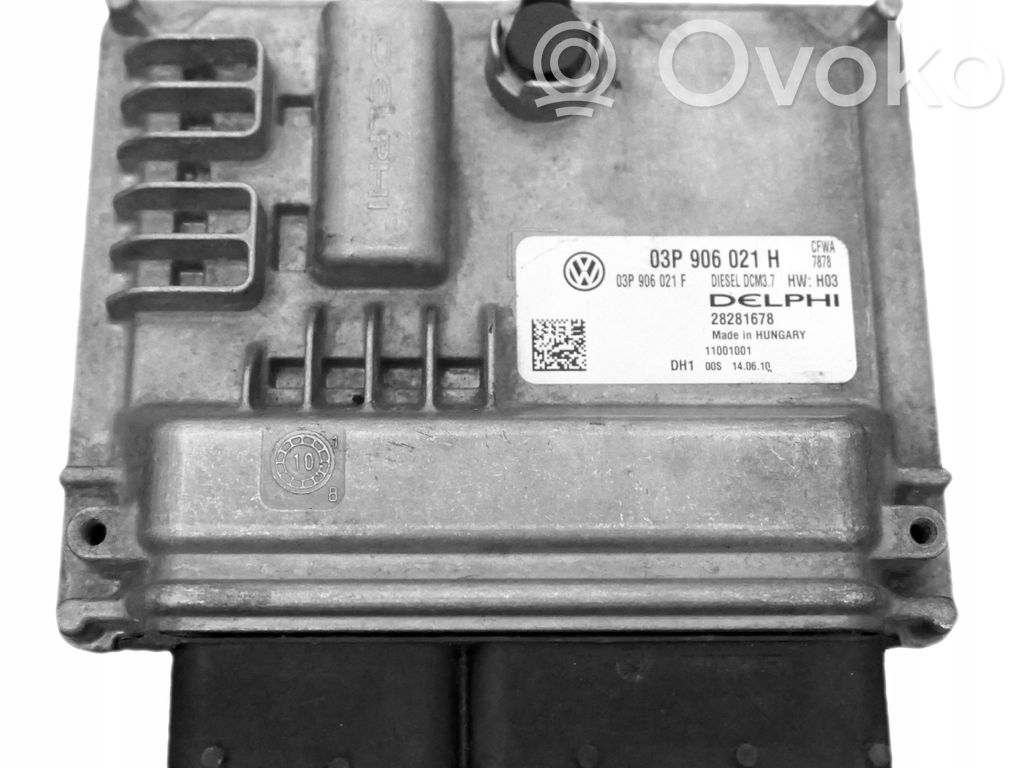 Engine control unit/module   03P906021F,03P906021H