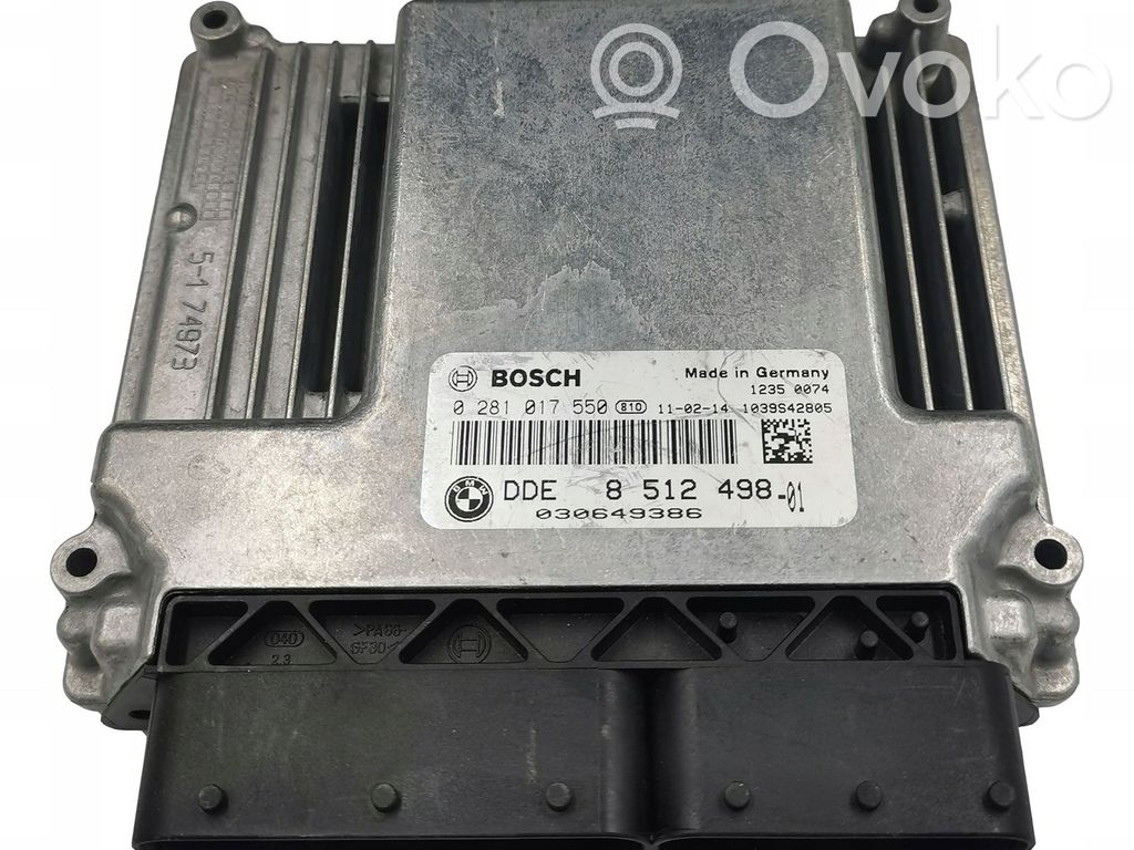 BMW 5 E60 E61 Engine control unit/module 