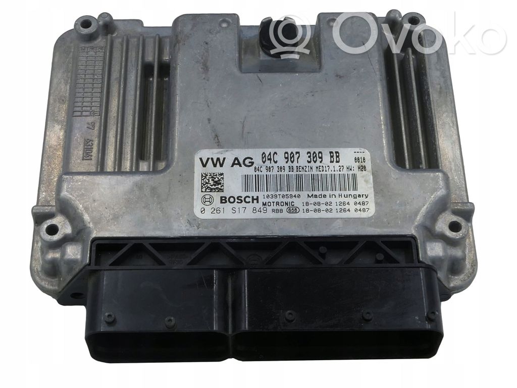 Engine control unit/module   04C907309BB,0261S17849,MED17