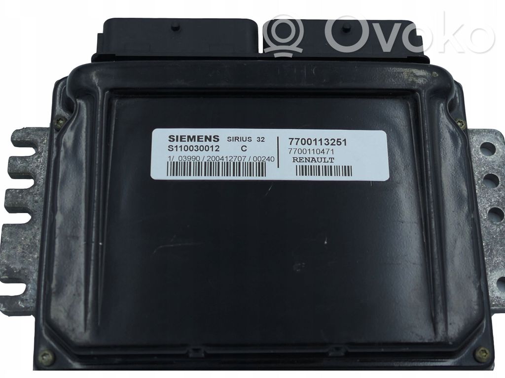 Renault Scenic I Engine control unit/module 