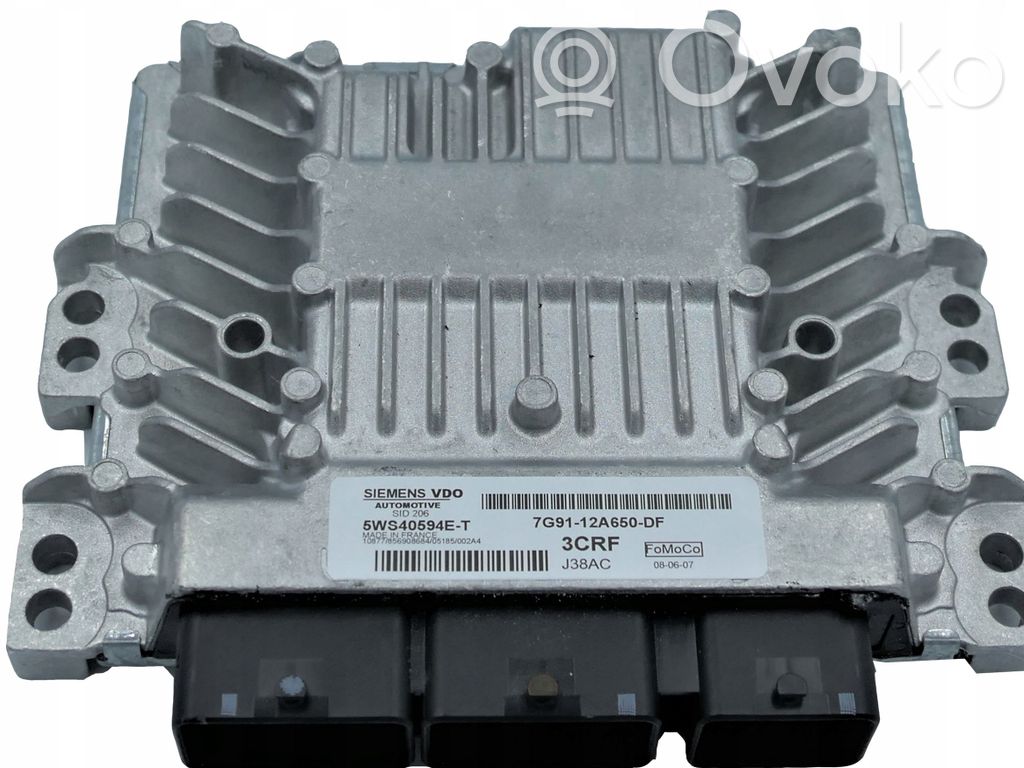 Engine control unit/module   5WS40594ET,7G9112A650DF,3CRF