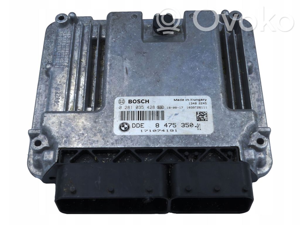 BMW 3 F30 F35 F31 Engine control unit/module 