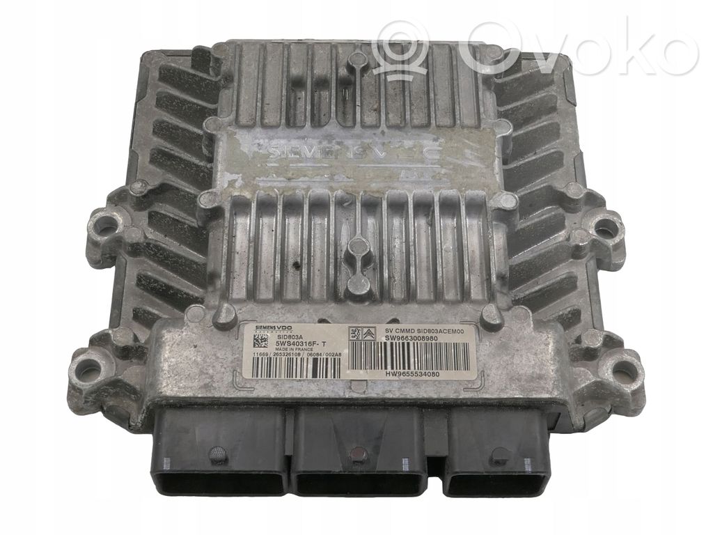 Peugeot 607 Engine control unit/module 
