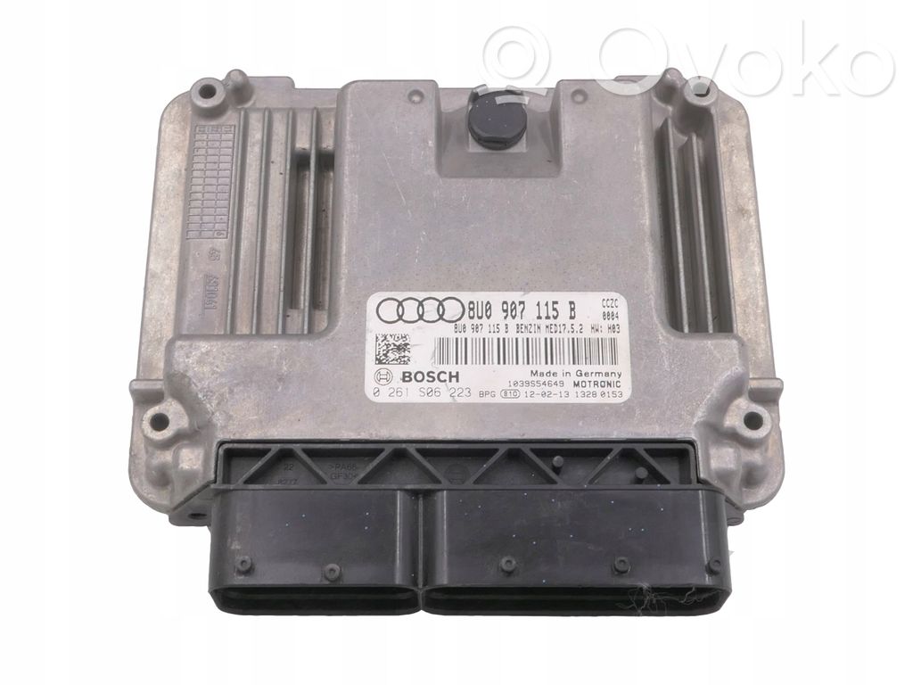 Engine control unit/module   8U0907115B,0261S06223,MED17