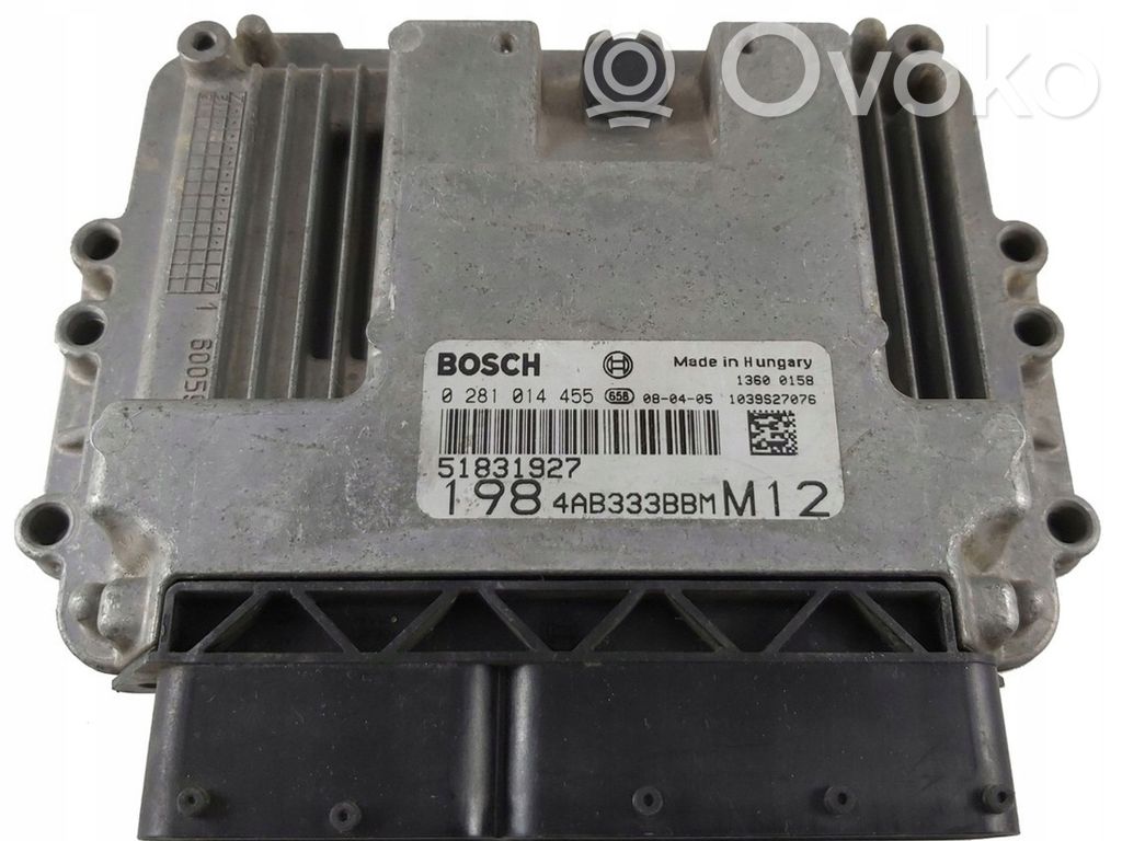 Fiat Bravo Engine control unit/module ECU 