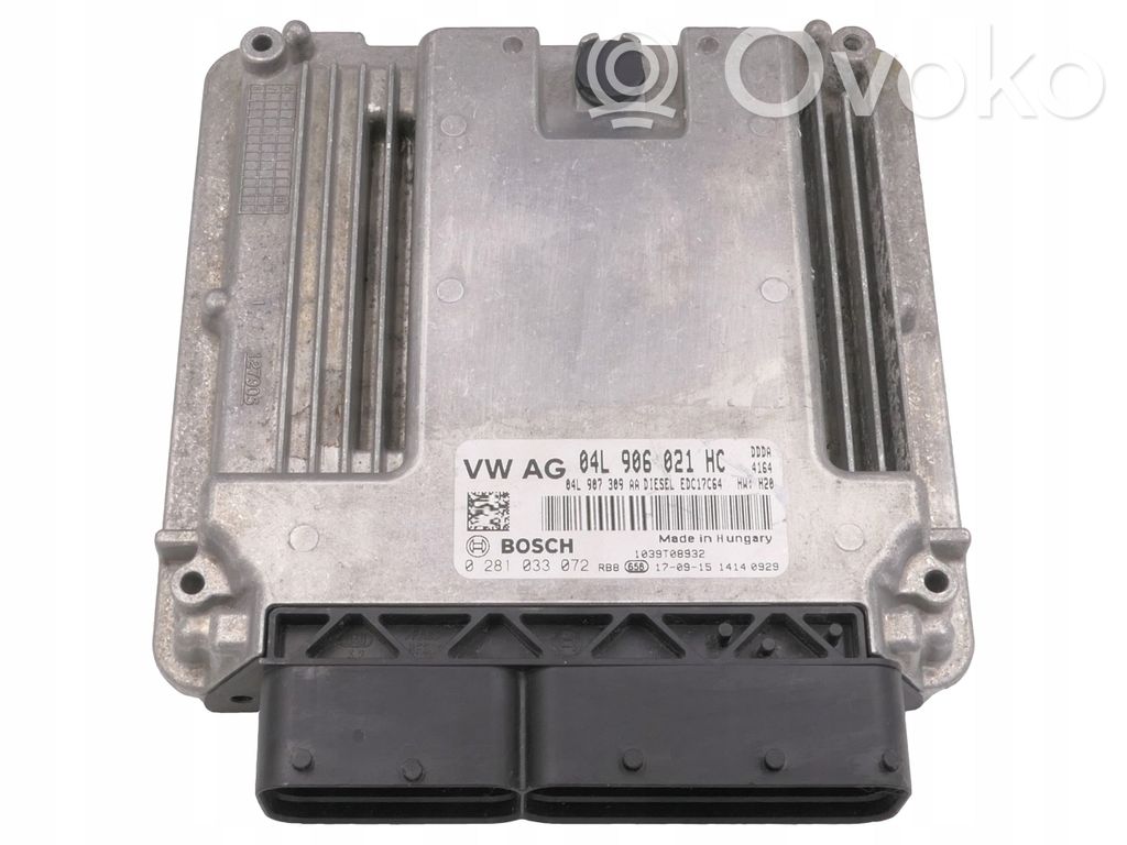 Engine control unit/module   04L906021HC,0281033072