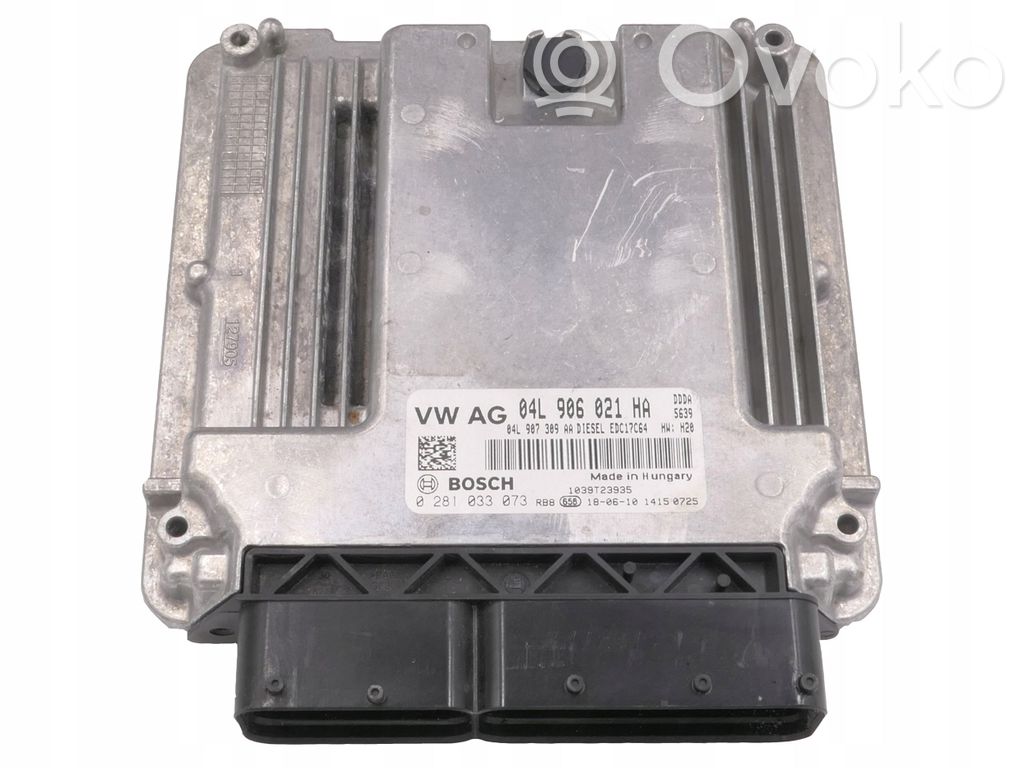 Engine control unit/module   04L906021HA,0281033073