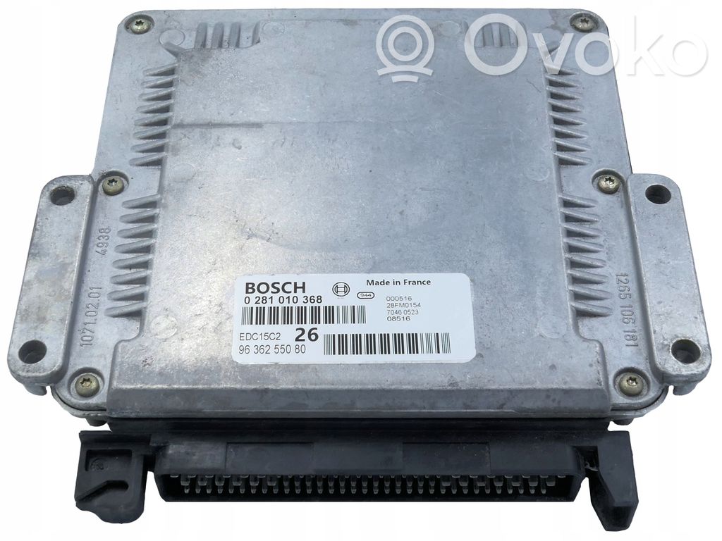 Citroen Jumpy Engine control unit/module 