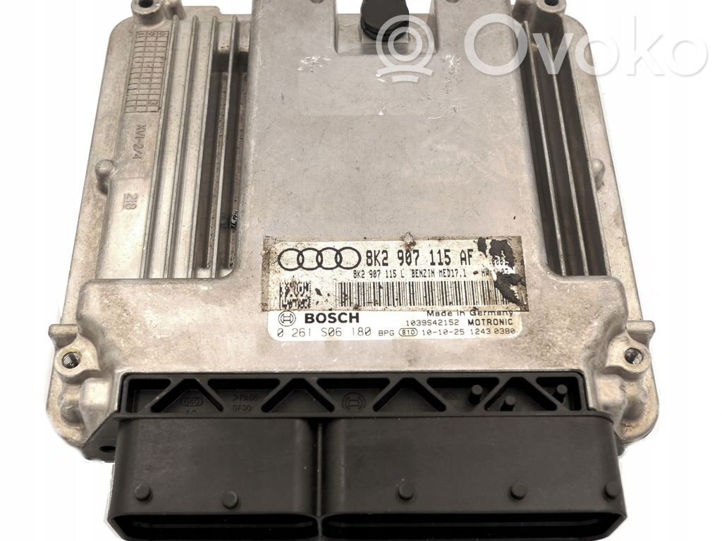 Engine control unit/module   8K2907115AF,0261S06180