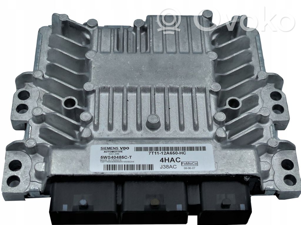 Engine control unit/module   5WS40485CT,7T1112A650HC,5WS40485C