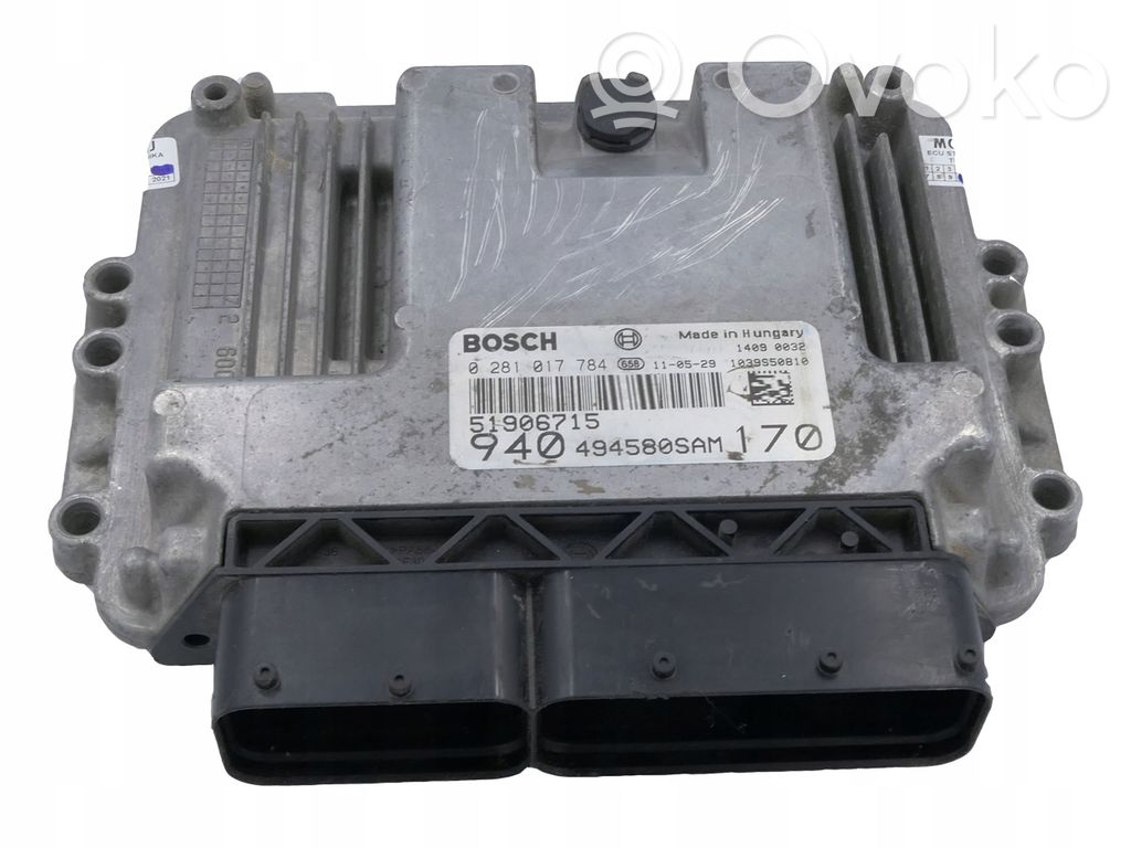 Alfa Romeo Giulietta Engine control unit/module 