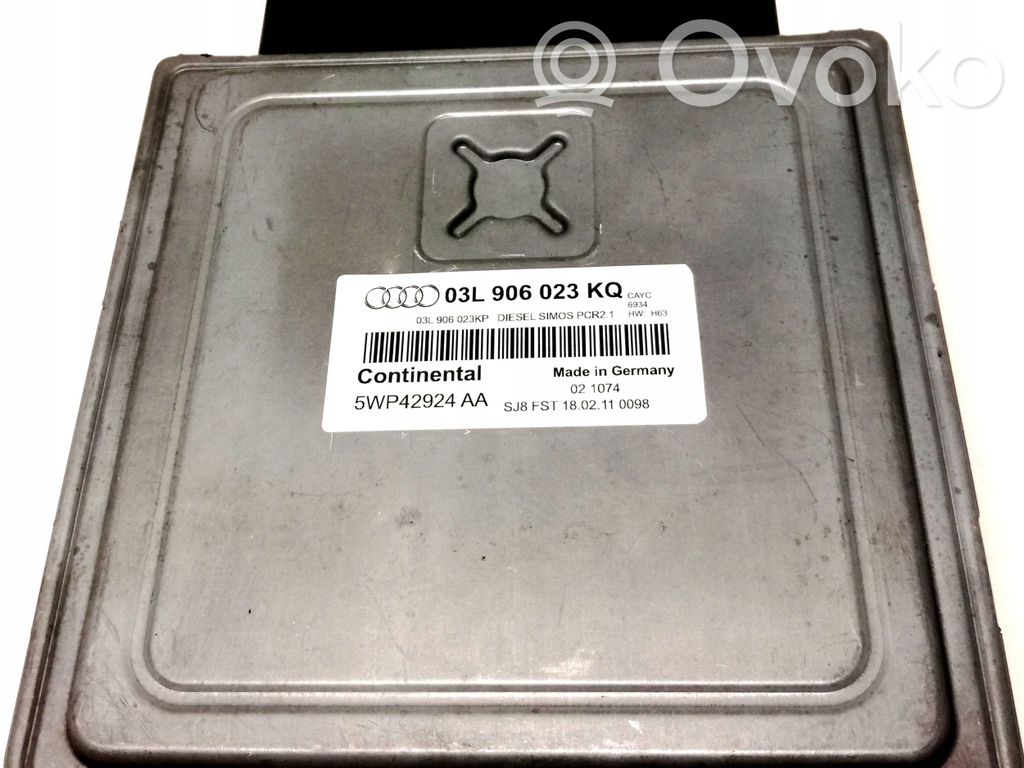 Unidad de control/módulo del motor   03L906023KQ,5WP42924AA
