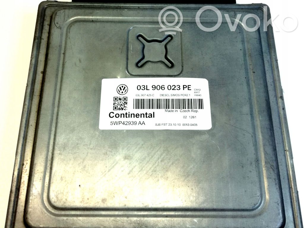 Engine control unit/module   03L906023PE,5WP42939AA