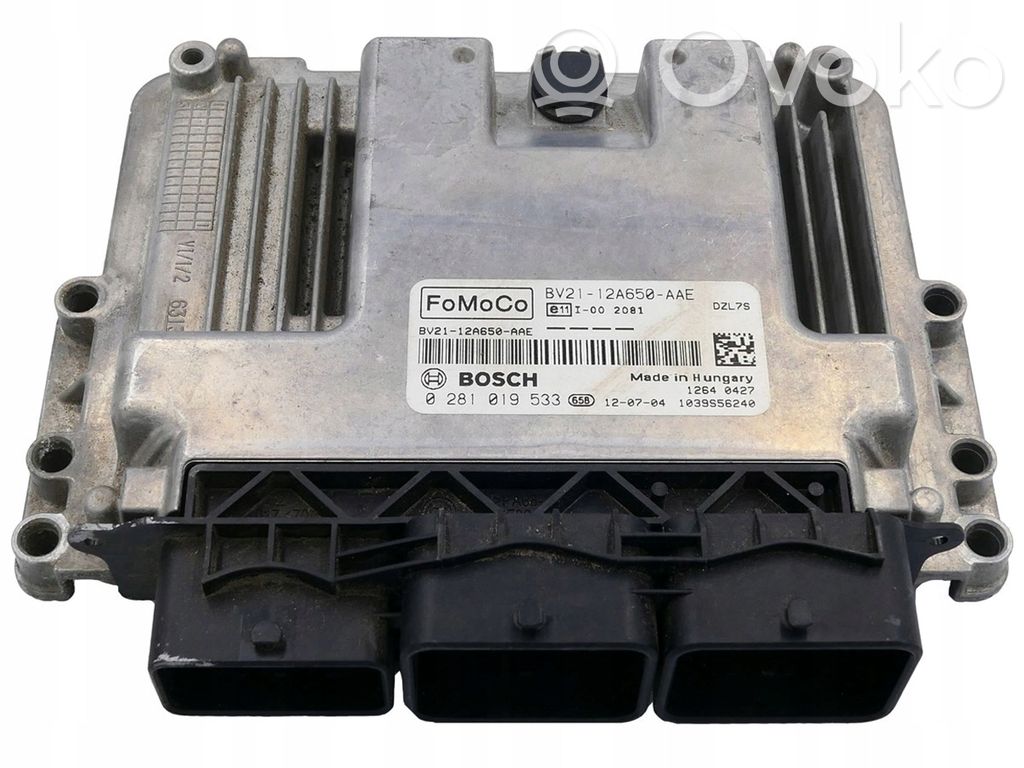 Unidad de control/módulo del motor   BV2112A650AAE,0281019533