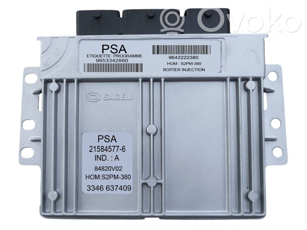 Peugeot 206 Engine control unit/module 