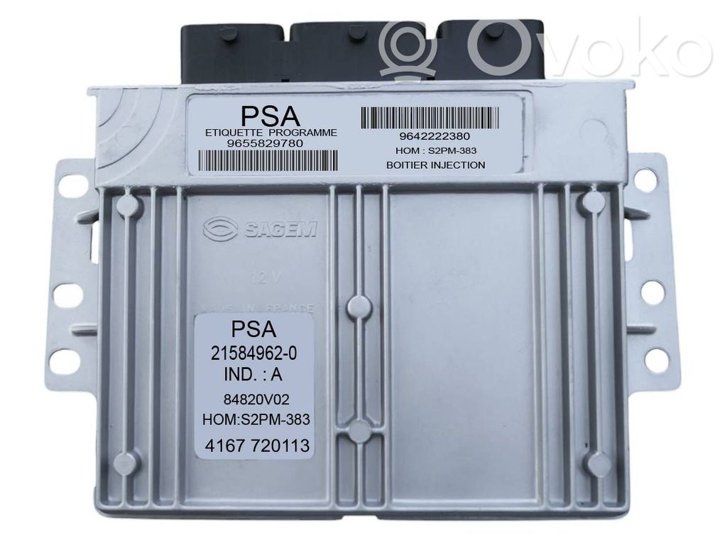 Engine control unit/module   9655829780,21584962,9642222380