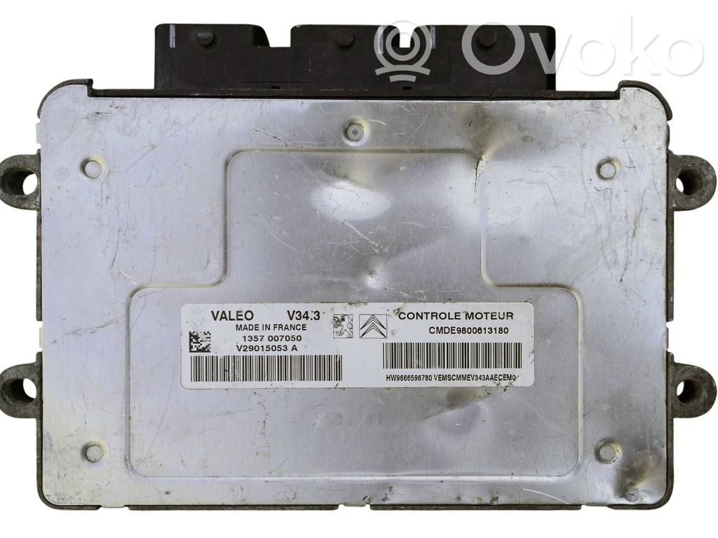 Engine control unit/module ECU   V29015053A,9800613180