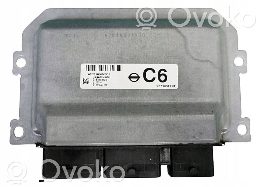 Engine control unit/module ECU   A2C16897500,237105FF0C,A2C1289880301