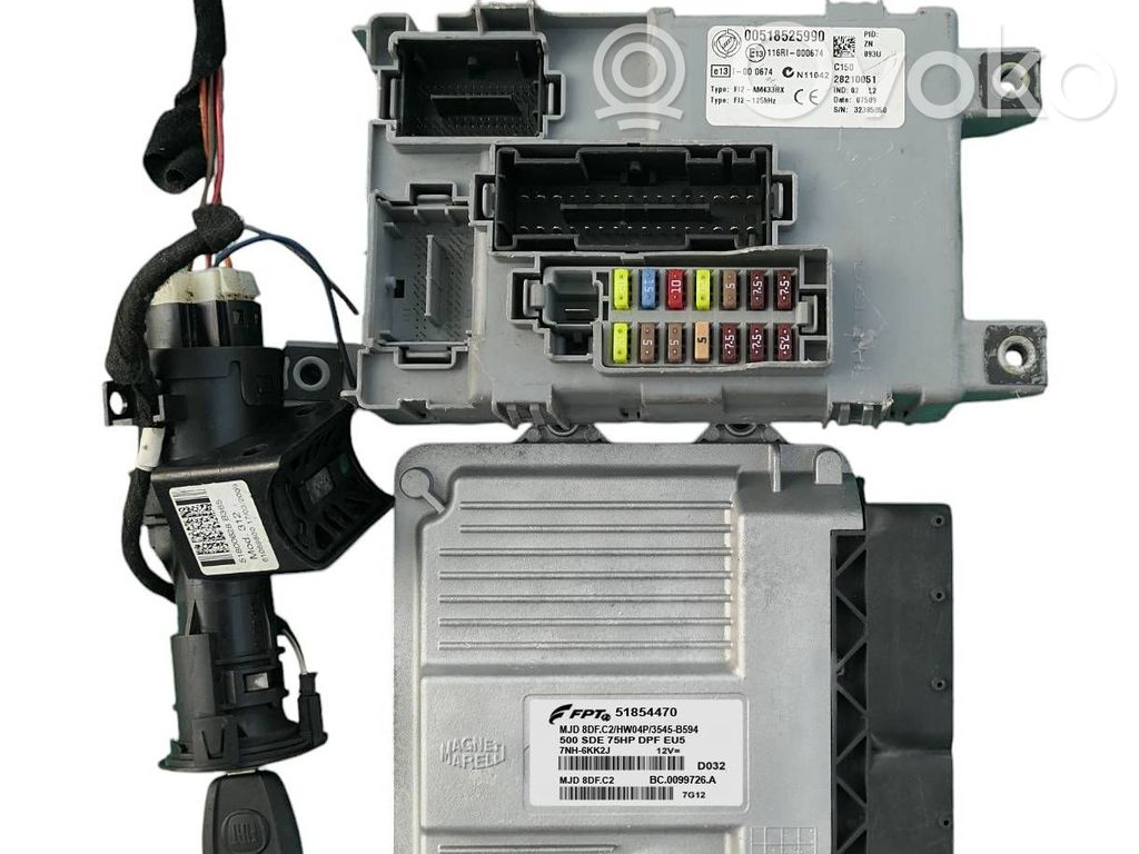 Engine control unit/module ECU   51854470,00518525990,MJD8DFC2