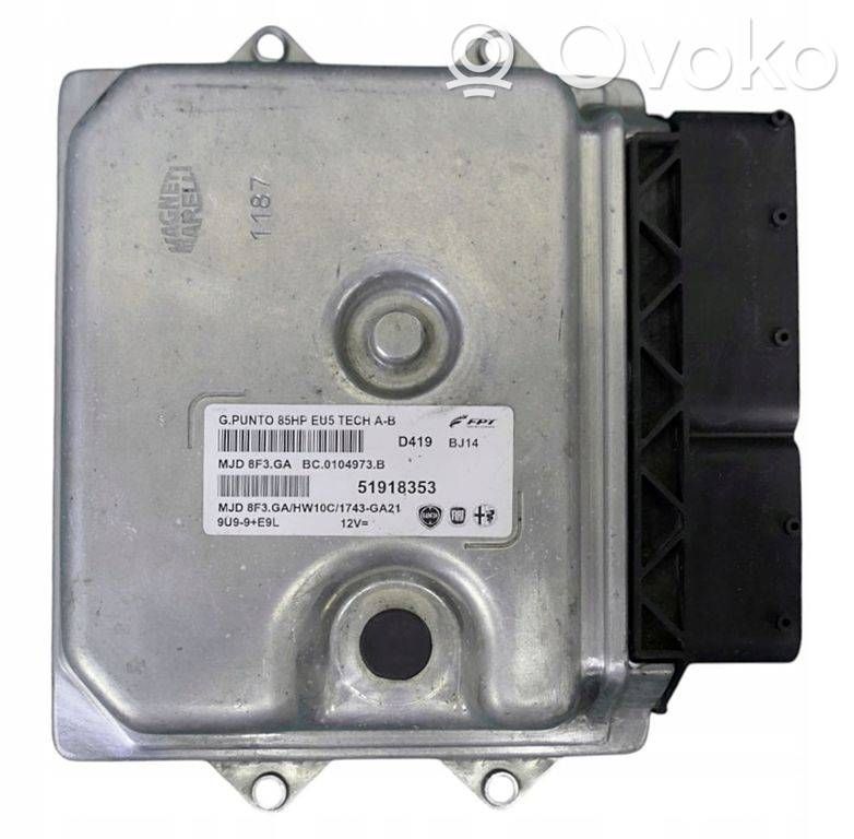 Engine control unit/module   MJD8F3GA,51918353,BC0104973B