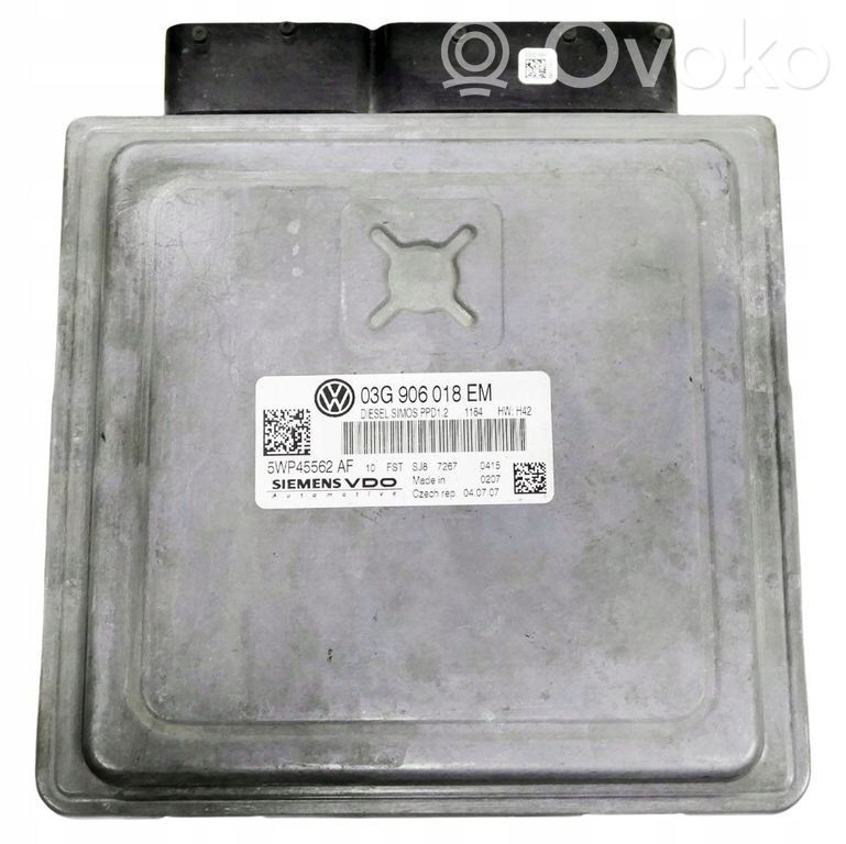 Engine control unit/module   03G906018EM,5WP45562AF