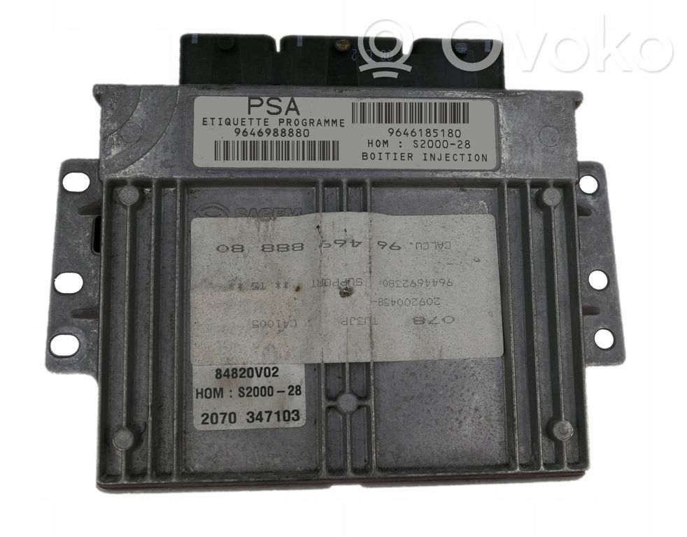 Engine control unit/module   9646988880