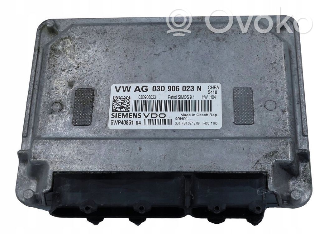 Engine control unit/module   03D906023N,5WP4085104,SIMOS91