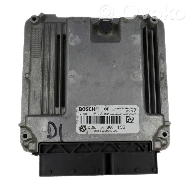 Engine control unit/module   7807193