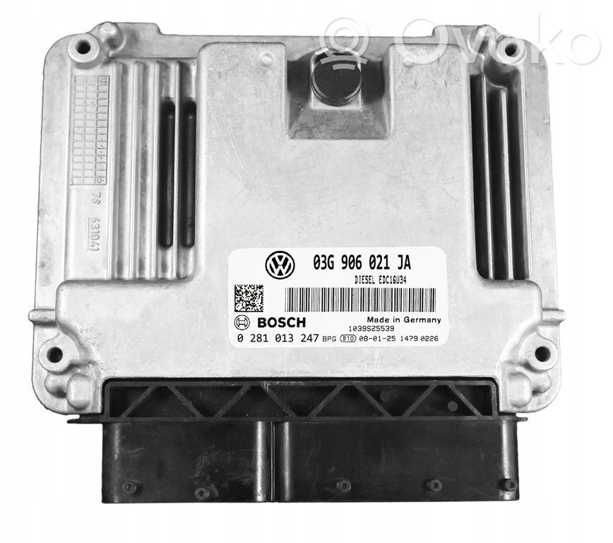 Volkswagen Caddy Engine control unit/module 