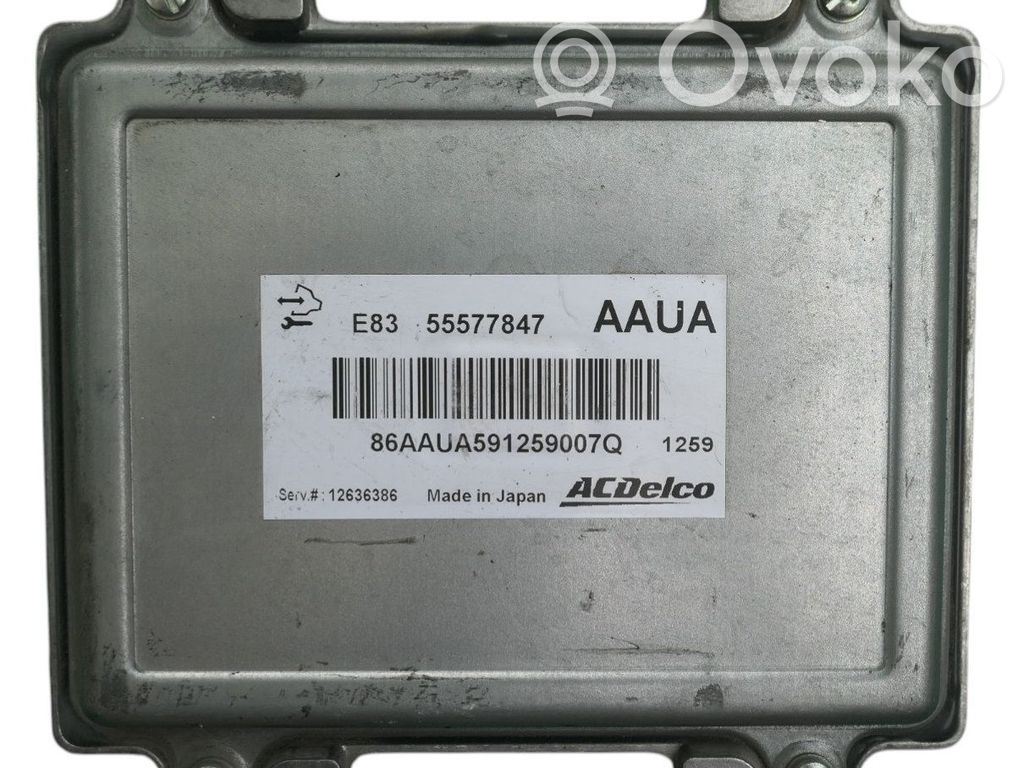 Chevrolet Aveo Motora vadības bloka ECU 
