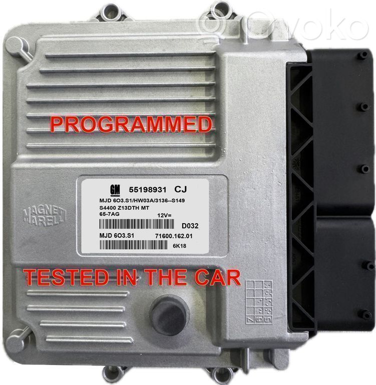 Opel Corsa D Engine control unit/module 