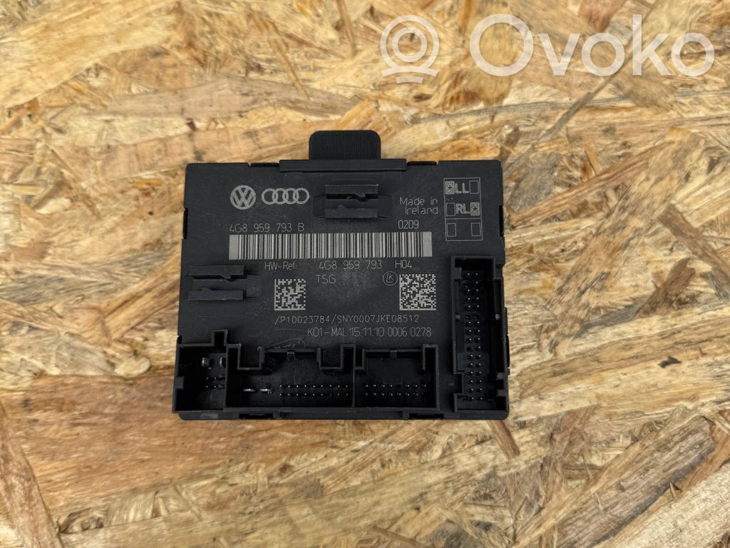 Audi A6 S6 C7 4G Centralina/modulo portiere 