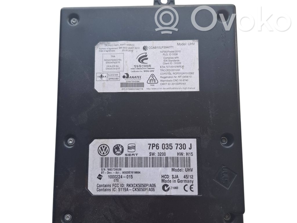 Volkswagen PASSAT B7 Bluetooth control unit module 